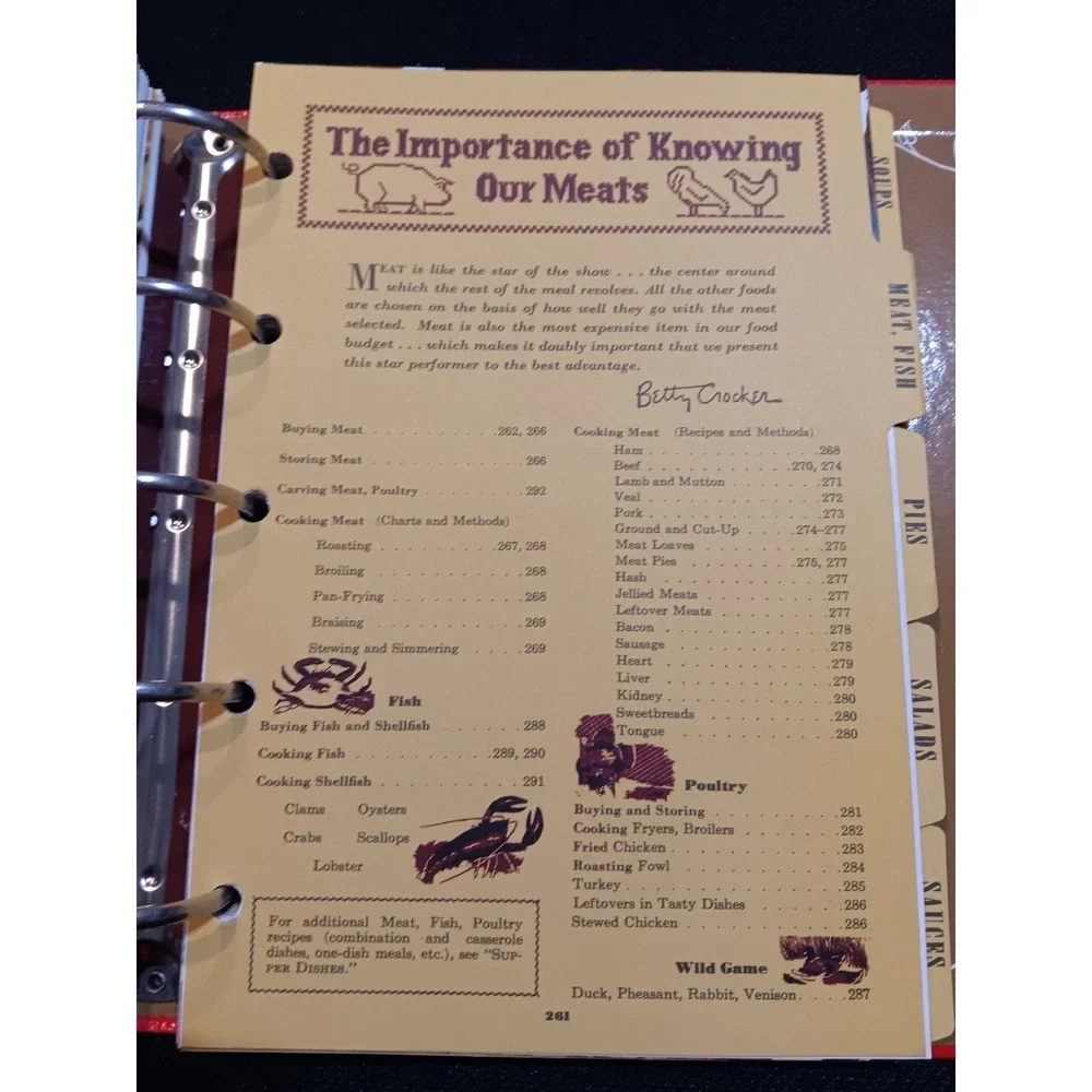 Betty Crocker's Picture Cook Book Facsimile Edition 1998 1950 First Edition‎ Red
